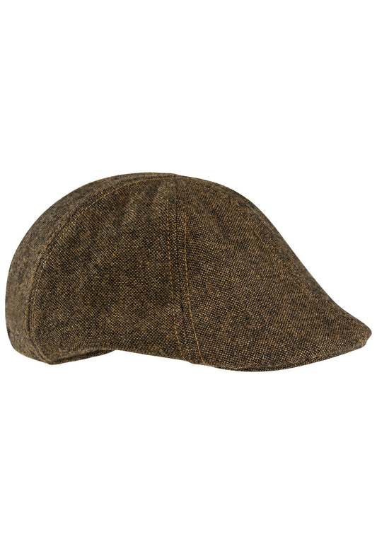 Flatcap aus einem angenehmen Wollmix (Sepia Brown)