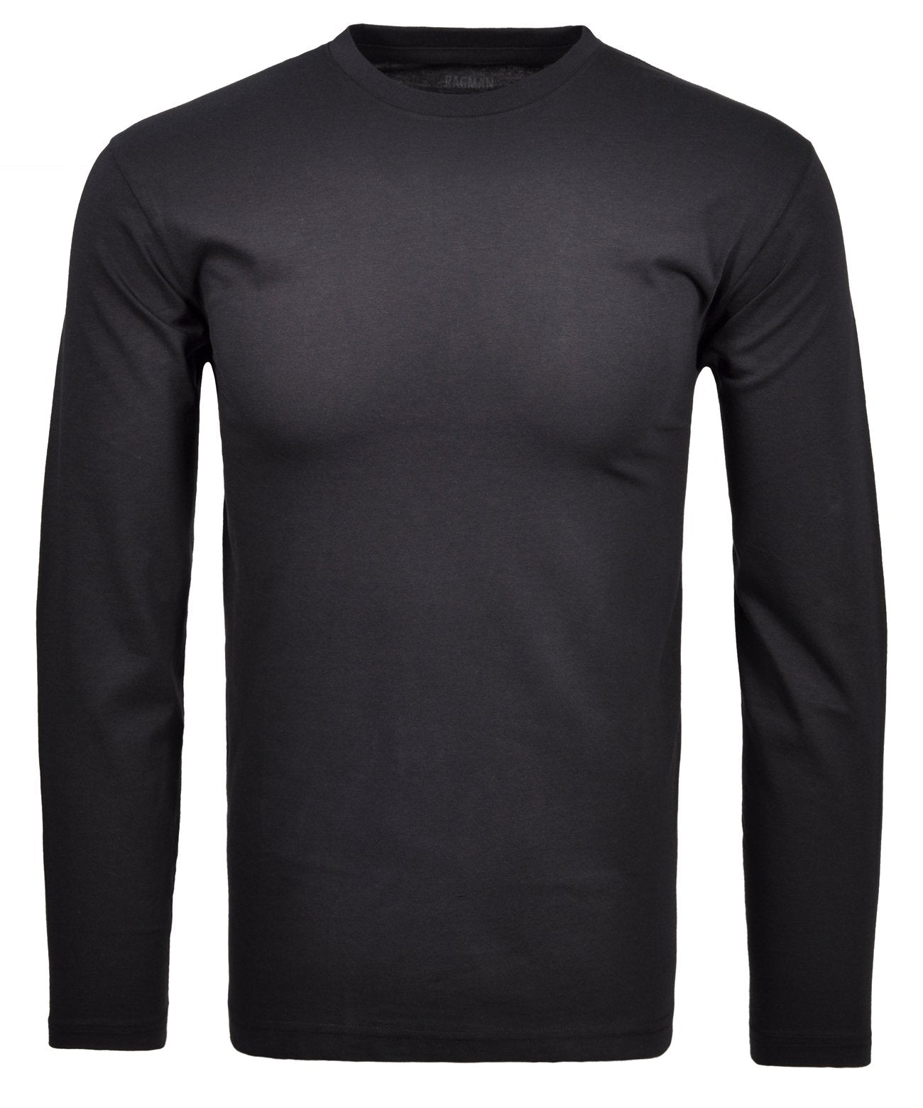 Langarm-Shirt Rundhals (Marine)