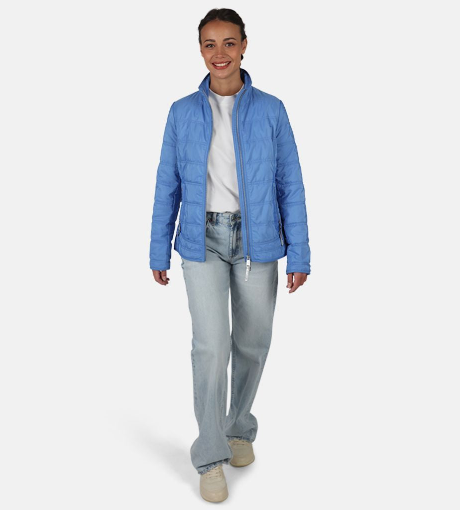 Steppjacke (Hellblau/aqua)