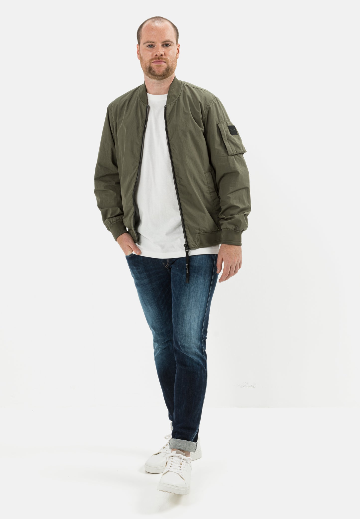 Baumwoll Blouson (Khaki)