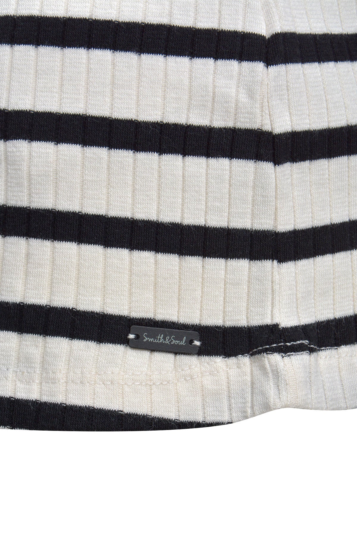 Rib Turlte neck stripes