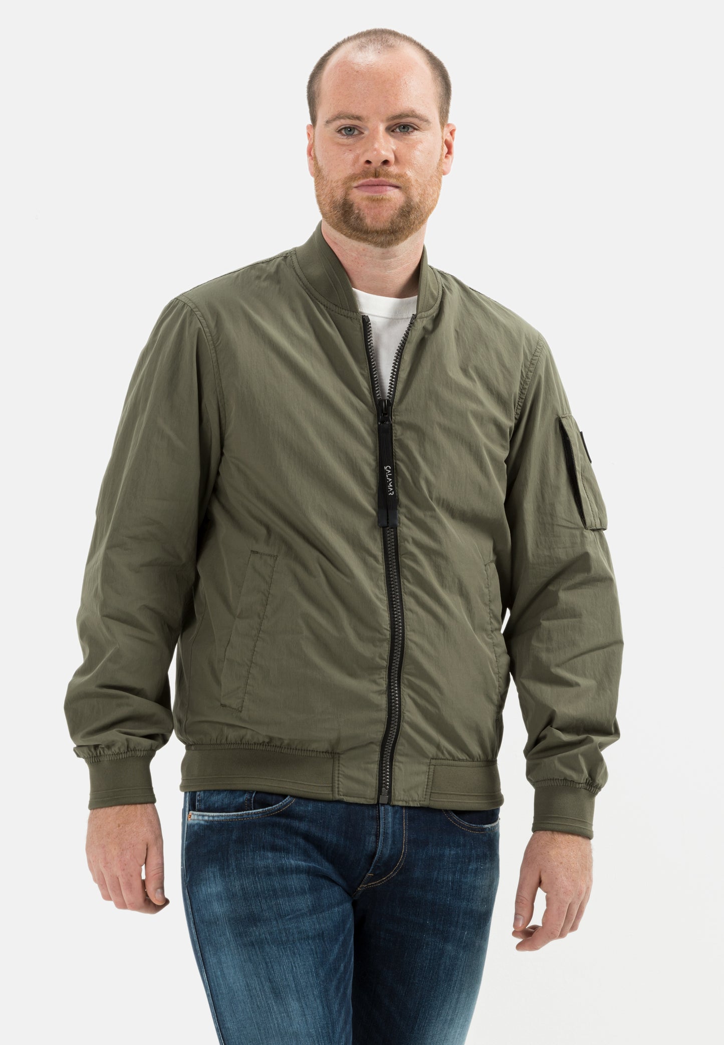 Baumwoll Blouson (Khaki)